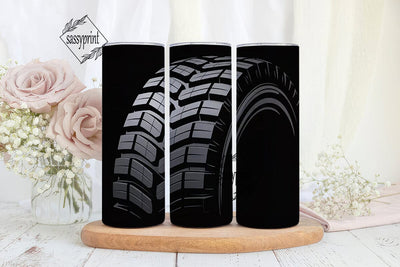 Tire Tread 20oz Tumbler Wrap Sublimation sassyprint 