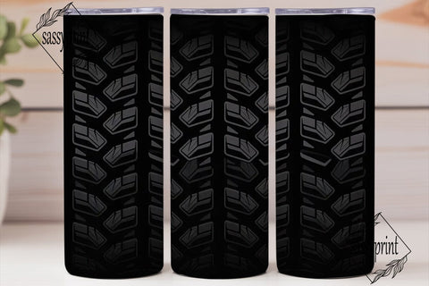 Tire Tread 20oz Tumbler Wrap Sublimation sassyprint 
