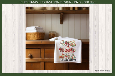 'Tis The Season Christmas, Santa Claus and Mrs. Claus, Coquette Bows Sublimation Png Sublimation Keepsake Treasures Designs LLC. 