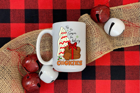 Tis the Season for Baking Cookies, Christmas Sublimation Sublimation CraftLabSVG 