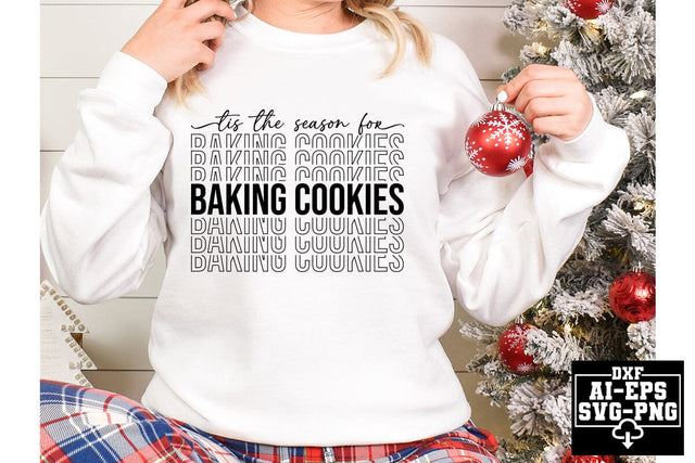 Tis The Season For Baking Cookies Svg Cut Files Creative Art SVG CraftlabSvg55 