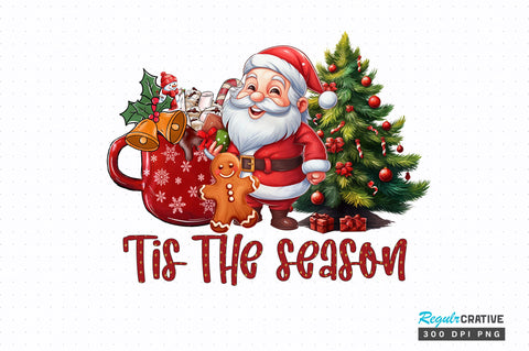 'Tis the season png design Sublimation Regulrcrative 