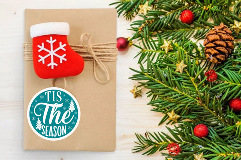 Tis the season Sticker Design Sublimation Regulrcrative 