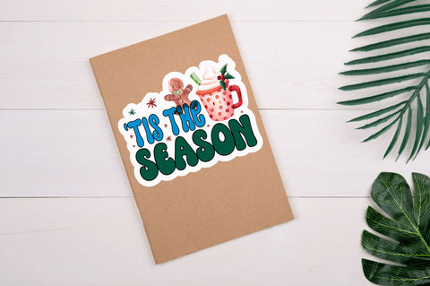 Tis the season Stickers Design Sublimation Regulrcrative 