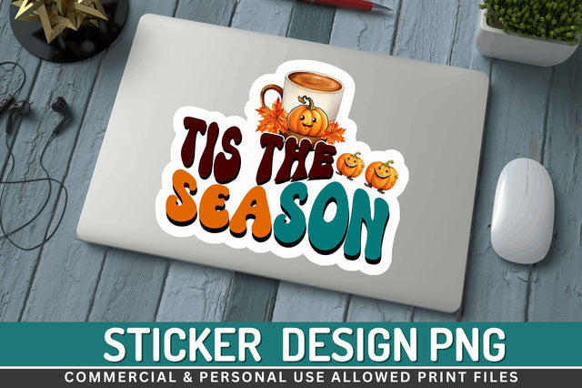 Tis the season Stickers Design Sublimation Regulrcrative 