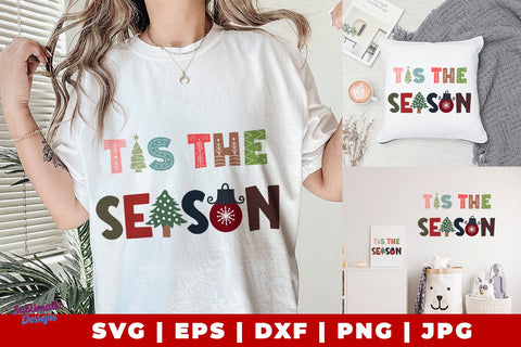 Tis The Season SVG | Tis The Season SVG Sign Laser SVG | Chistmas Sign Laser SVG | Christmas Sublimation Design PNG SVG Sublimatiz Designs 