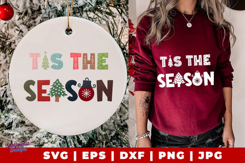 Tis The Season SVG | Tis The Season SVG Sign Laser SVG | Chistmas Sign Laser SVG | Christmas Sublimation Design PNG SVG Sublimatiz Designs 