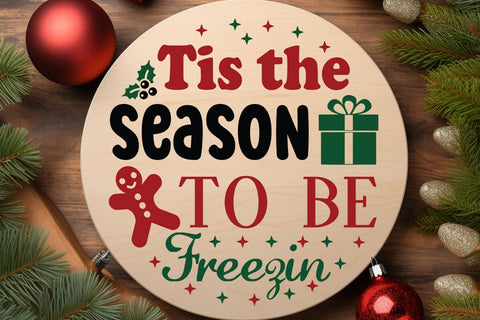 Tis the season to be freezin SVG Angelina750 