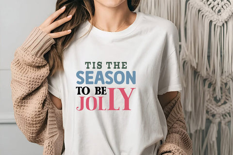 tis the season to be jolly SVG Angelina750 