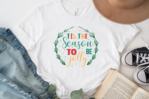 tis the season to be jolly SVG Angelina750 