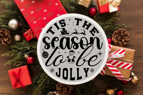Tis The season to be jolly SVG Angelina750 