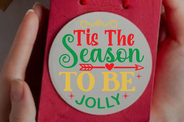 Tis The season to be jolly SVG Angelina750 