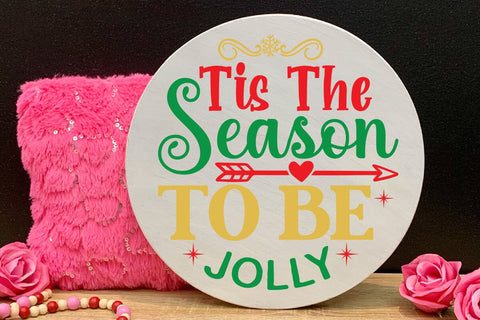 Tis The season to be jolly SVG Angelina750 
