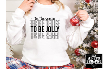 Tis The Season To Be Jolly Svg Cut Files Creative Art SVG CraftlabSvg55 