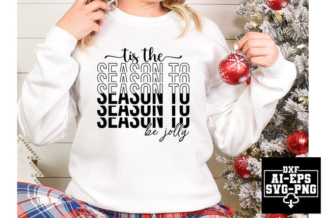 Tis The Season To Be Jolly Svg Cut Files SVG CraftlabSvg55 