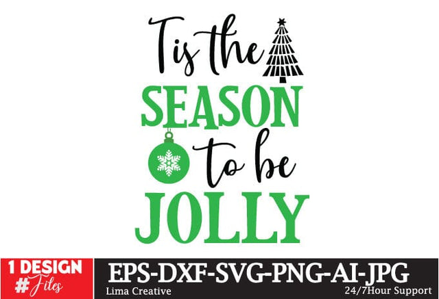Tis the Season to be Jolly SVG Design, Christmas SVG Design,Merry Christmas SVG ,Christmas SVG Quotes SVG Insomnia Std 