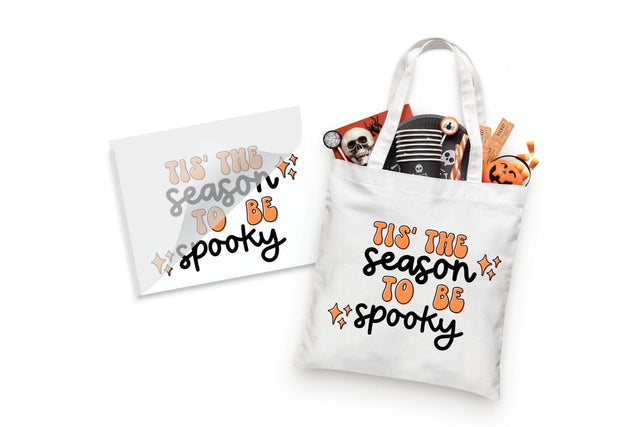 Tis The Season To Be Spooky Halloween DTF Heat Transfer Physical So Fontsy T-Shirt Iron-On Transfer Shop