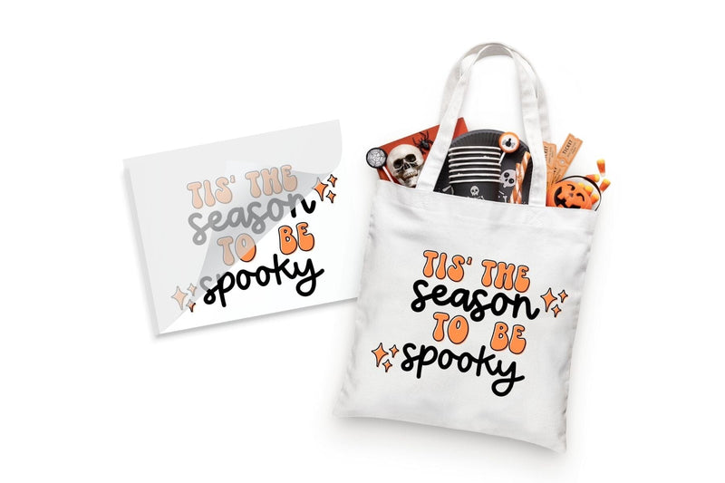 Tis The Season To Be Spooky Halloween DTF Heat Transfer Physical So Fontsy T-Shirt Iron-On Transfer Shop