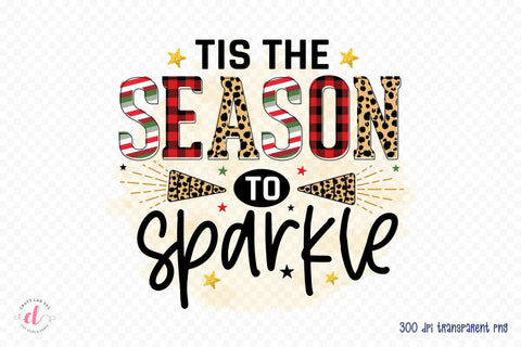 Tis the Season to Sparkle | New Year Sublimation Sublimation CraftLabSVG 