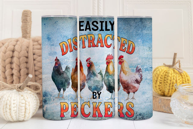 TISP040324022 Funny Chicken 20oz Skinny Tumbler Seamless Wrap, Farm Life Tumbler Wrap PNG, Chicken Lover PNG, Sublimation Design, Digital Download PNG Sublimation BouDesign 