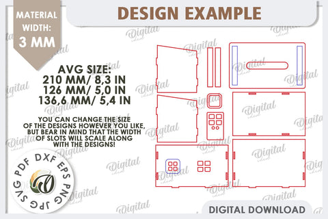Tissue Boxes Laser Cut Bundle. 3D House Tissue Holders SVG SVG Evgenyia Guschina 