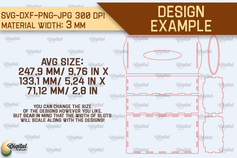 Tissue Wooden Box Laser Cut. Decorative Tissue Box SVG SVG Evgenyia Guschina 