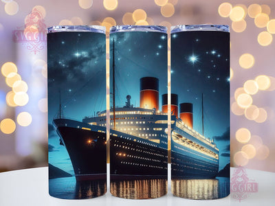 Titanic Ship 20oz Tumbler Wrap Sublimation Design, Straight Tapered Tumbler Wrap, Titanic Tumbler Png, Instant Digital Download Sublimation SvggirlplusArt 