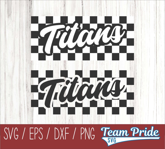 Titans Retro Team Design SVG Digital Download Printable - SVG, EPS, DXF, PNG SVG Team Pride SVG 