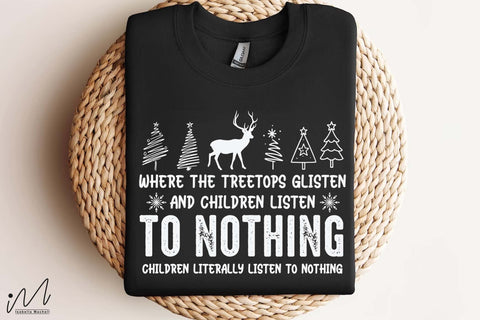 To Nothing Christmas SVG, Funny Holiday Quote Cut File for Cricut and Silhouette SVG Isabella Machell 