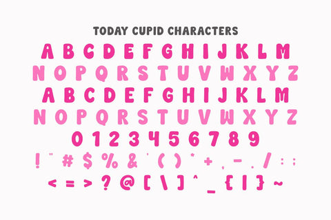 Today Cupid - Groovy Valentine Font Font Masyafi Studio 