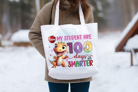 Today my student are 100 days smarter PNG Design Sublimation Designangry 