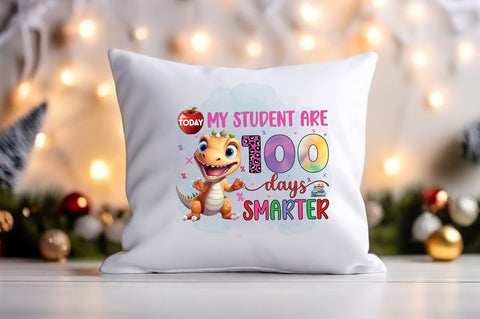 Today my student are 100 days smarter PNG Design Sublimation Designangry 