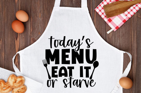 Todays menu eat it or starve SVG Design SVG Designangry 