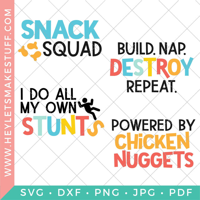 Toddler Bundle SVG Hey Let's Make Stuff 