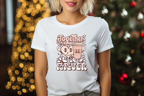 Together Forever | Groovy Valentines Sublimation Sublimation CraftLabSVG 
