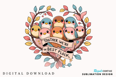 Together we’re the best flock Sublimation Design Sublimation Regulrcrative 
