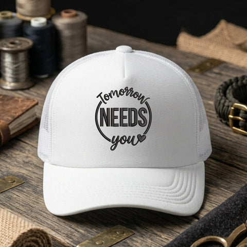 Tomorrow Needs You Embroidery Design – Motivational Mental Health Awareness Quote Machine Embroidery File Embroidery/Applique DESIGNS PatternFeed8 