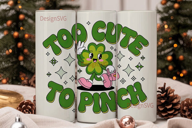 Too Cute To Pinch 20oz Tumbler Design Sublimation DesignSVG 