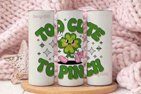 Too Cute To Pinch 20oz Tumbler Design Sublimation DesignSVG 