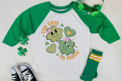 Too Cute to Pinch PNG Retro Sublimation Sublimation CraftLabSVG 
