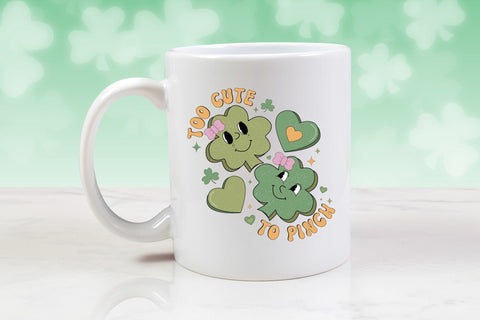 Too Cute to Pinch PNG Retro Sublimation Sublimation CraftLabSVG 