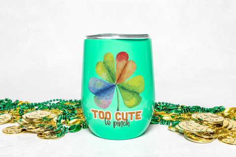 Too Cute to Pinch, St. Patrick's Day Sublimation Sublimation CraftLabSVG 