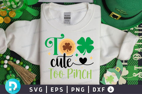 Too cute too pinch SVG Design SVG Regulrcrative 