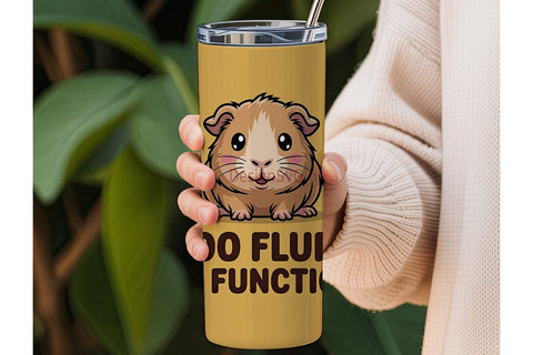Too Fluff to Function Tumbler Wrap Sublimation DesignSVG 