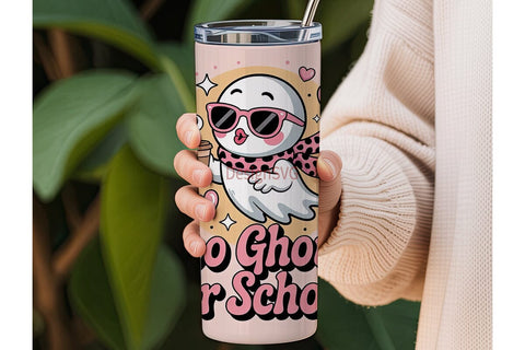 Too Ghoul for School 20oz Tumbler Wrap Sublimation DesignSVG 