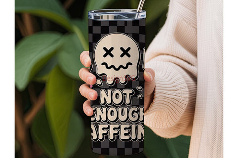 Too Many Kids Caffeine Tumbler Wrap Sublimation DesignSVG 