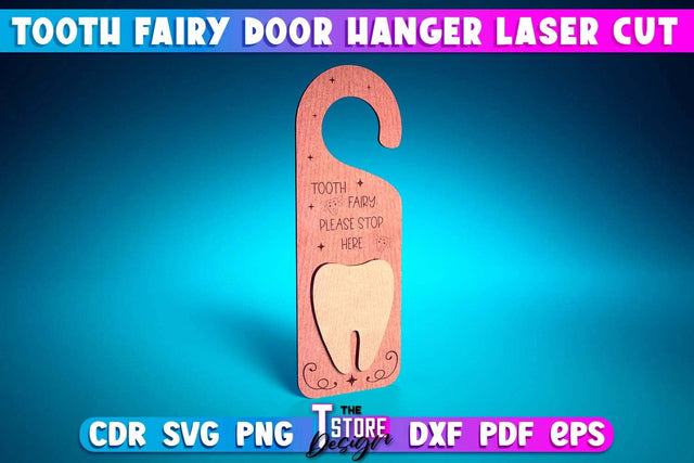 Tooth Fairy Door Changer Laser Cut | Laser Cut File | CNC files SVG The T Store Design 
