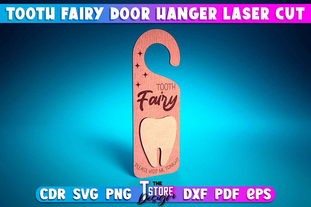 Tooth Fairy Door Changer Laser Cut | Laser Cut File | CNC files SVG The T Store Design 