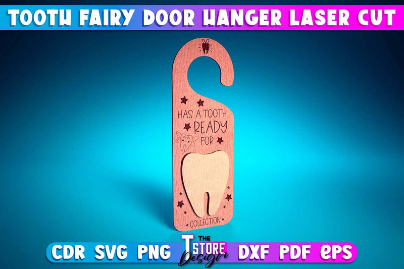 Tooth Fairy Door Changer Laser Cut | Laser Cut File | CNC files SVG The T Store Design 