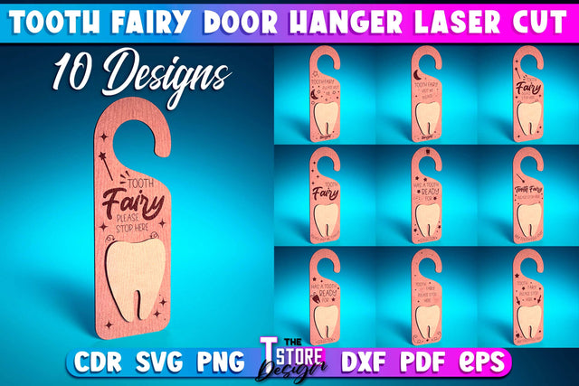 Tooth Fairy Door Changer Laser Cut | Laser Cut File | CNC files SVG The T Store Design 